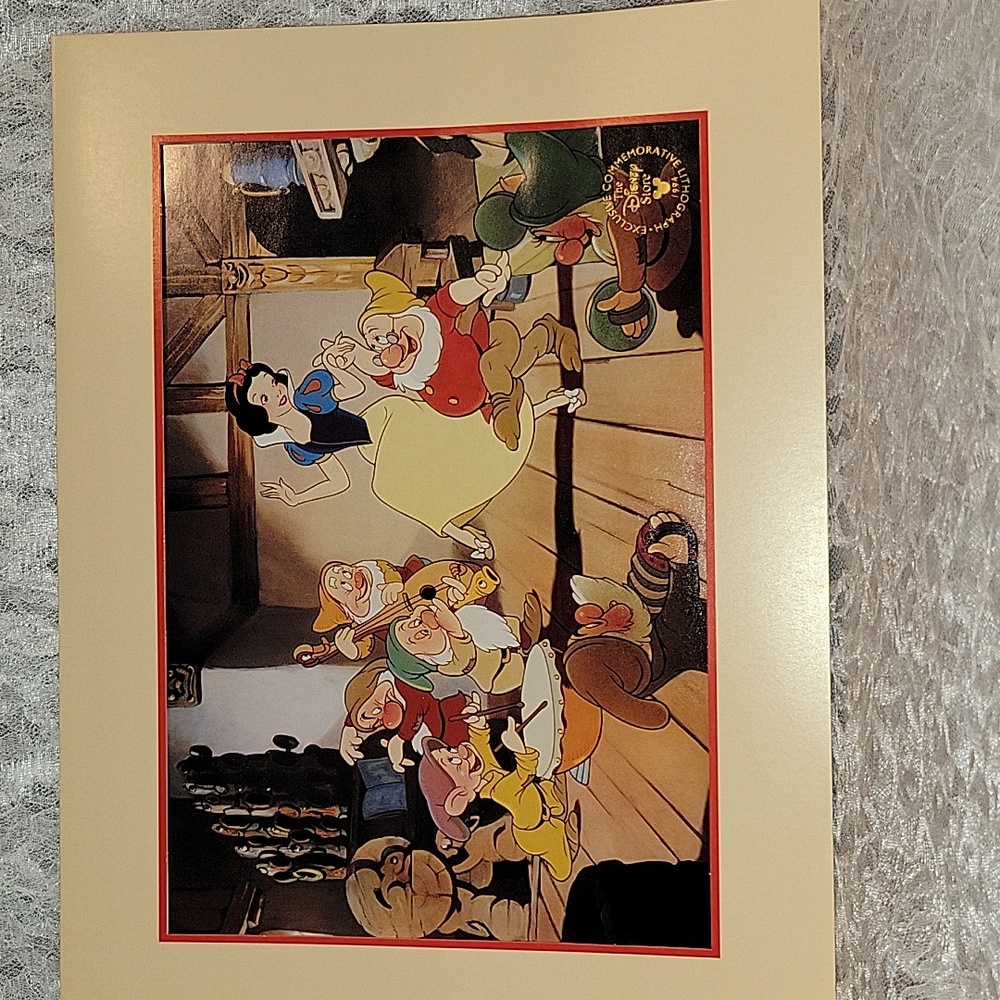 Disney: Snow White and the Seven Dwarfs Lithograph